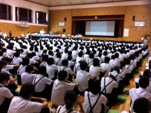 市内中学校でのインターネット研修